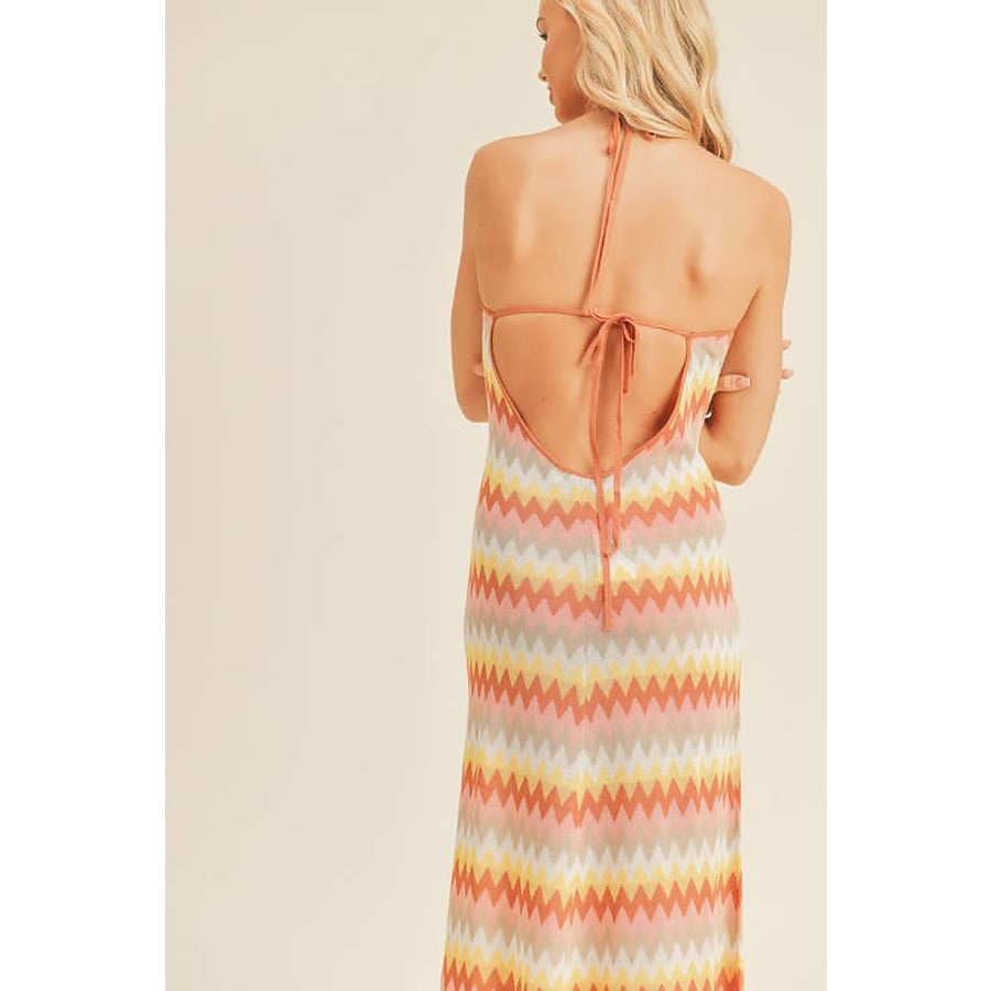 Marcia Knit Halter Midi Dress