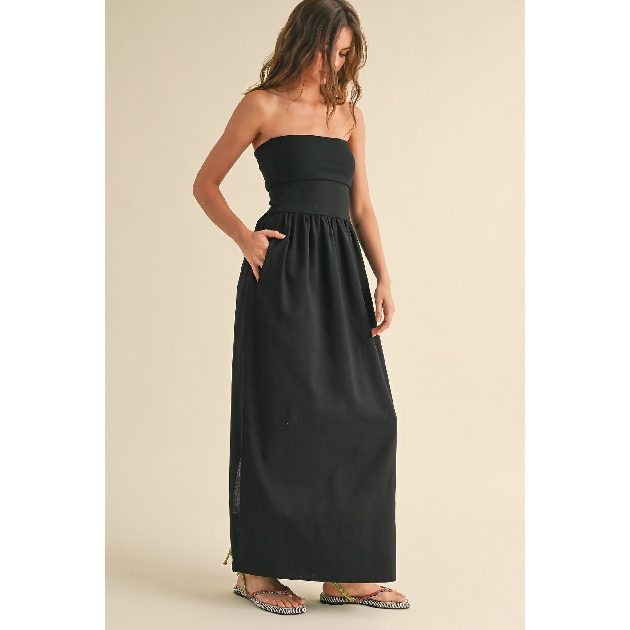 Sweet and Simple Strapless Dress