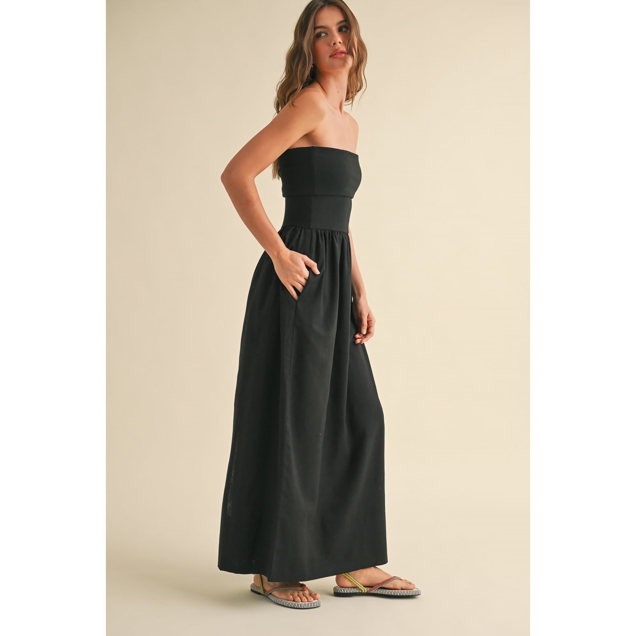 Sweet and Simple Strapless Dress