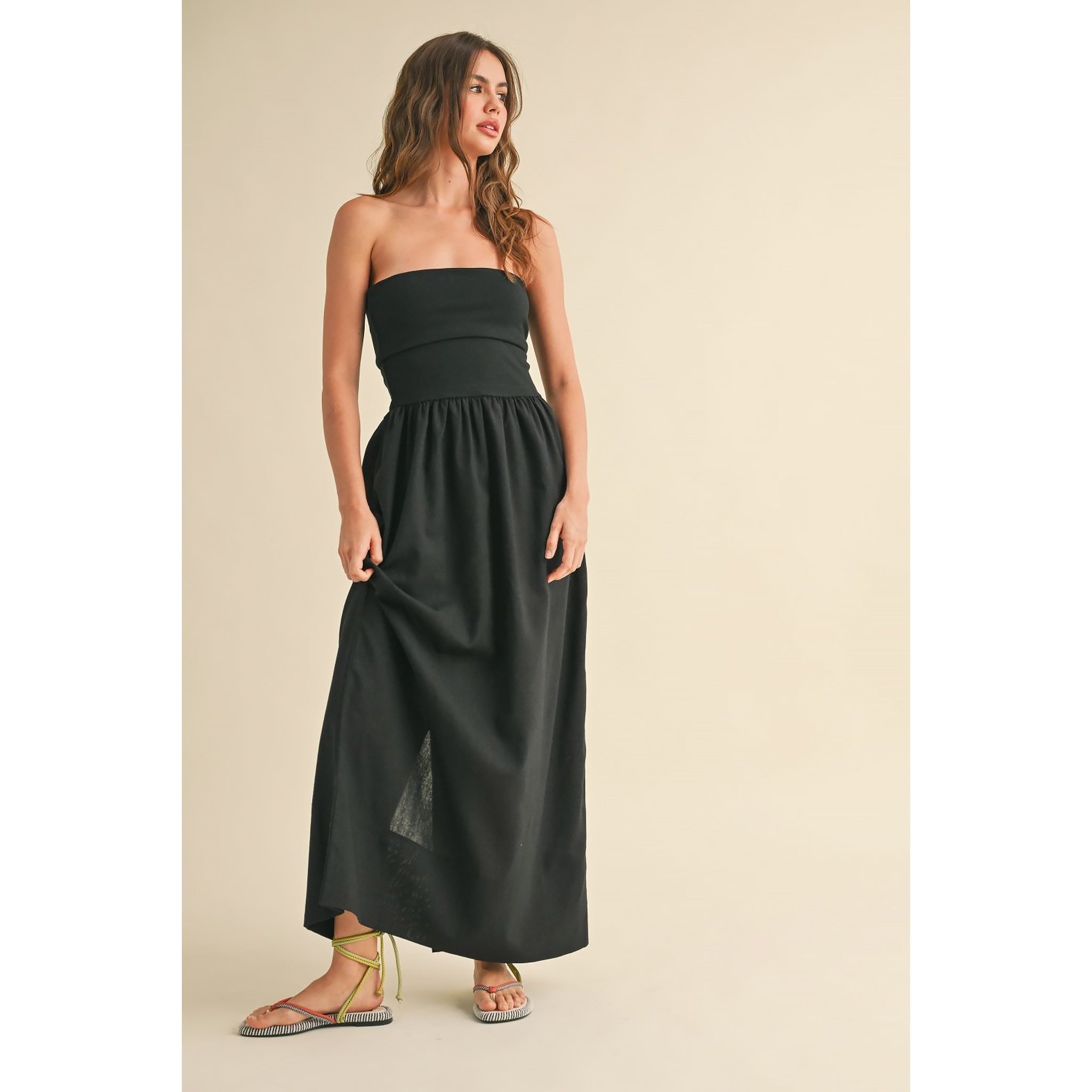 Sweet and Simple Strapless Dress