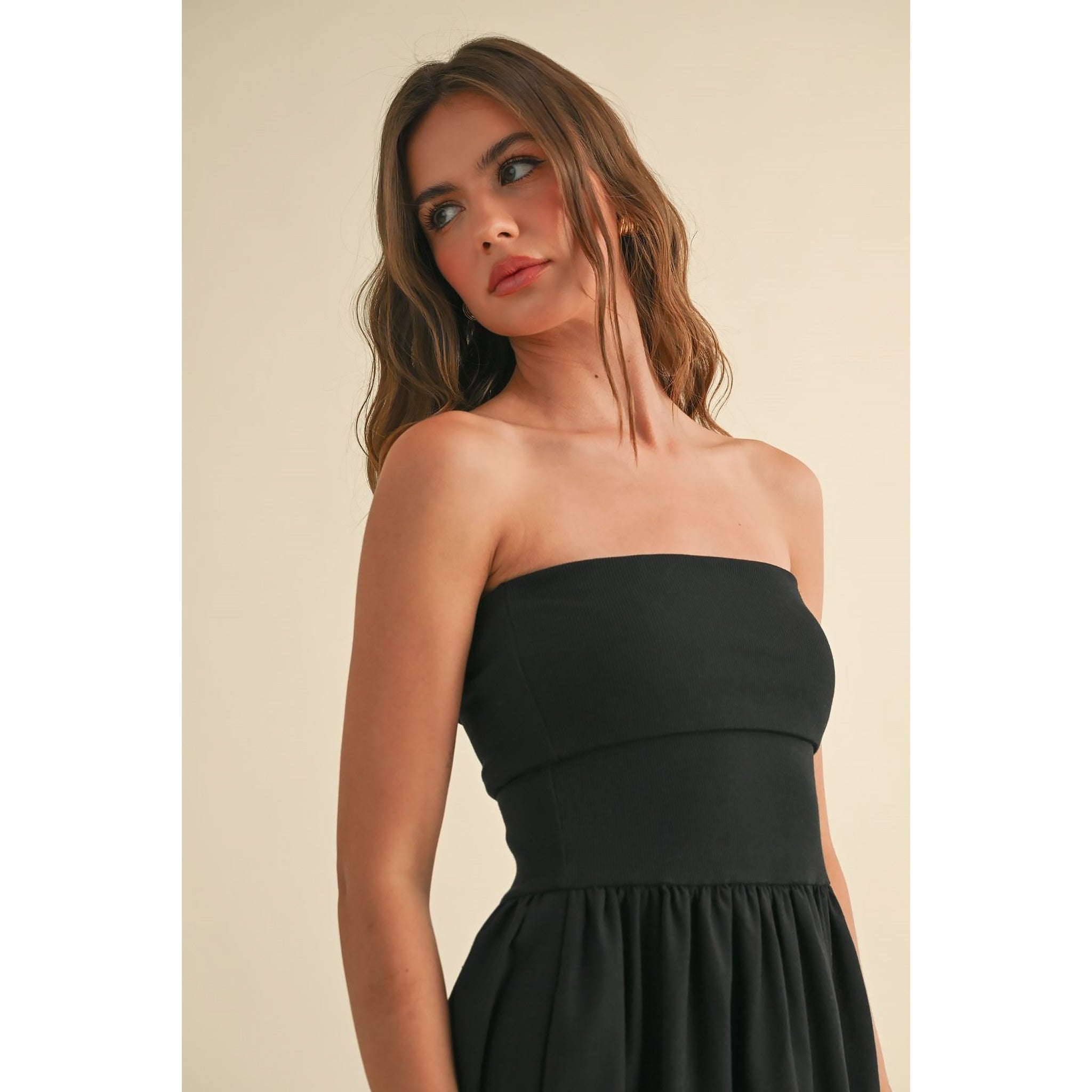 Sweet and Simple Strapless Dress