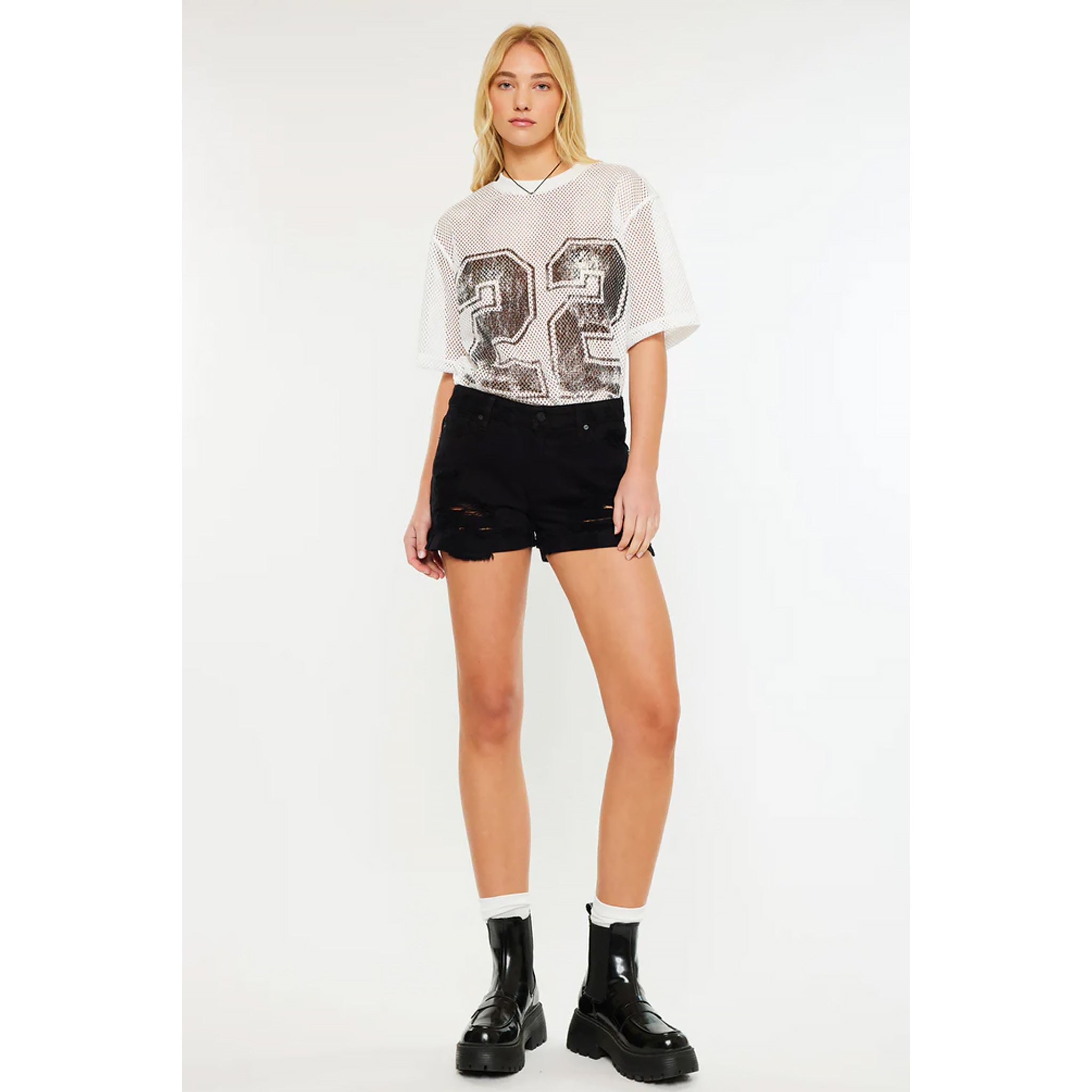 The Hazel Mid Rise Jean Shorts