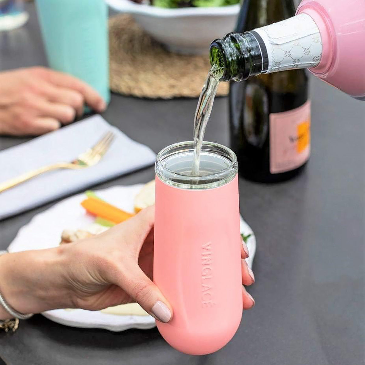 Glass Lined Champagne Flute