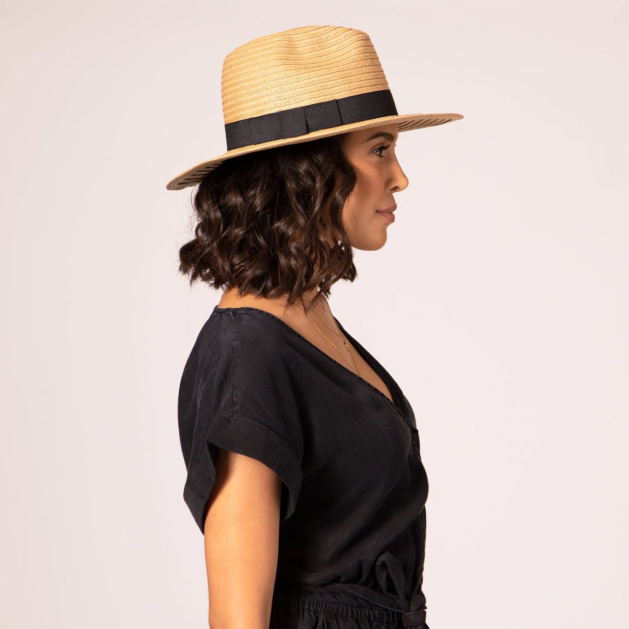 Paperbraid Fedora w/ Bow