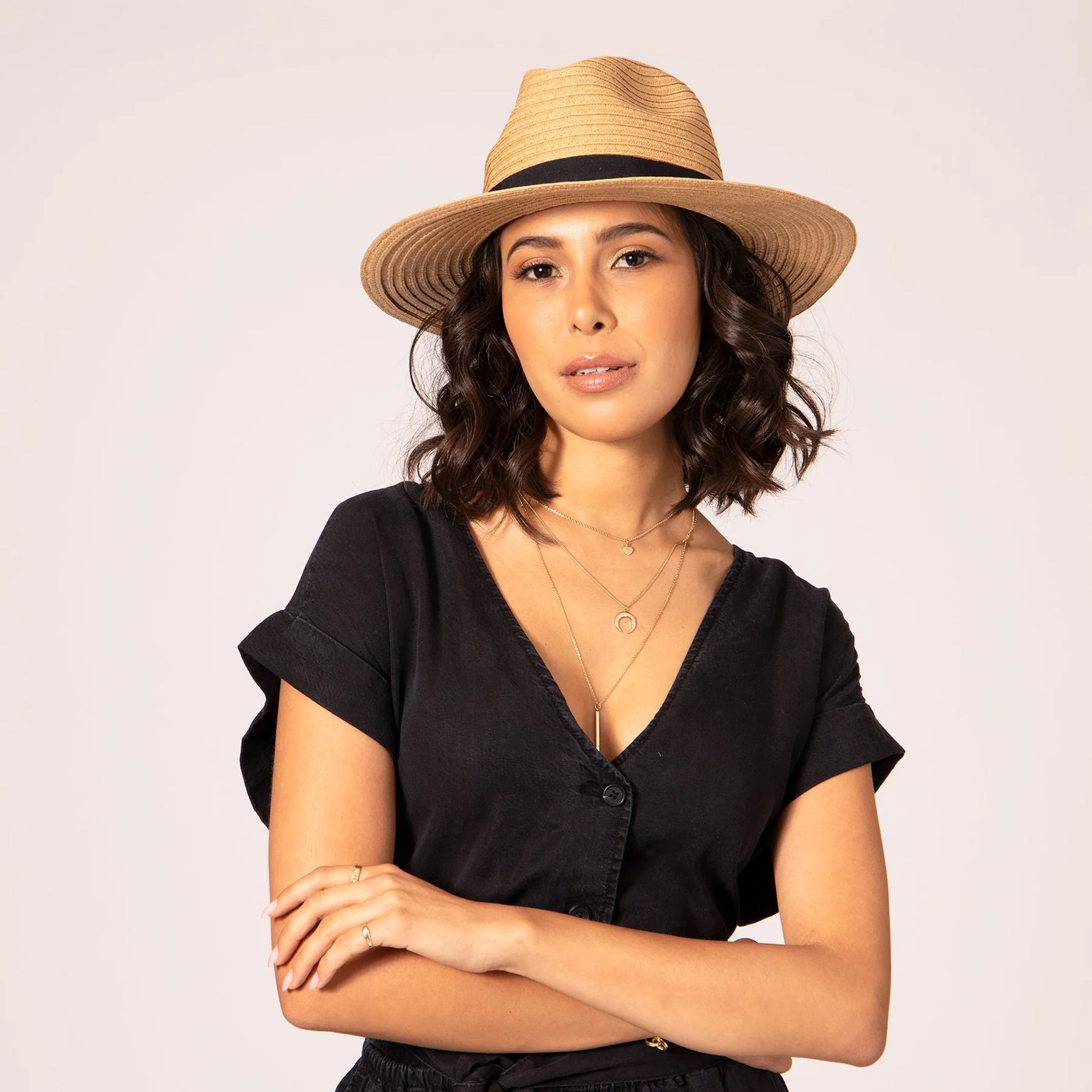 Paperbraid Fedora w/ Bow