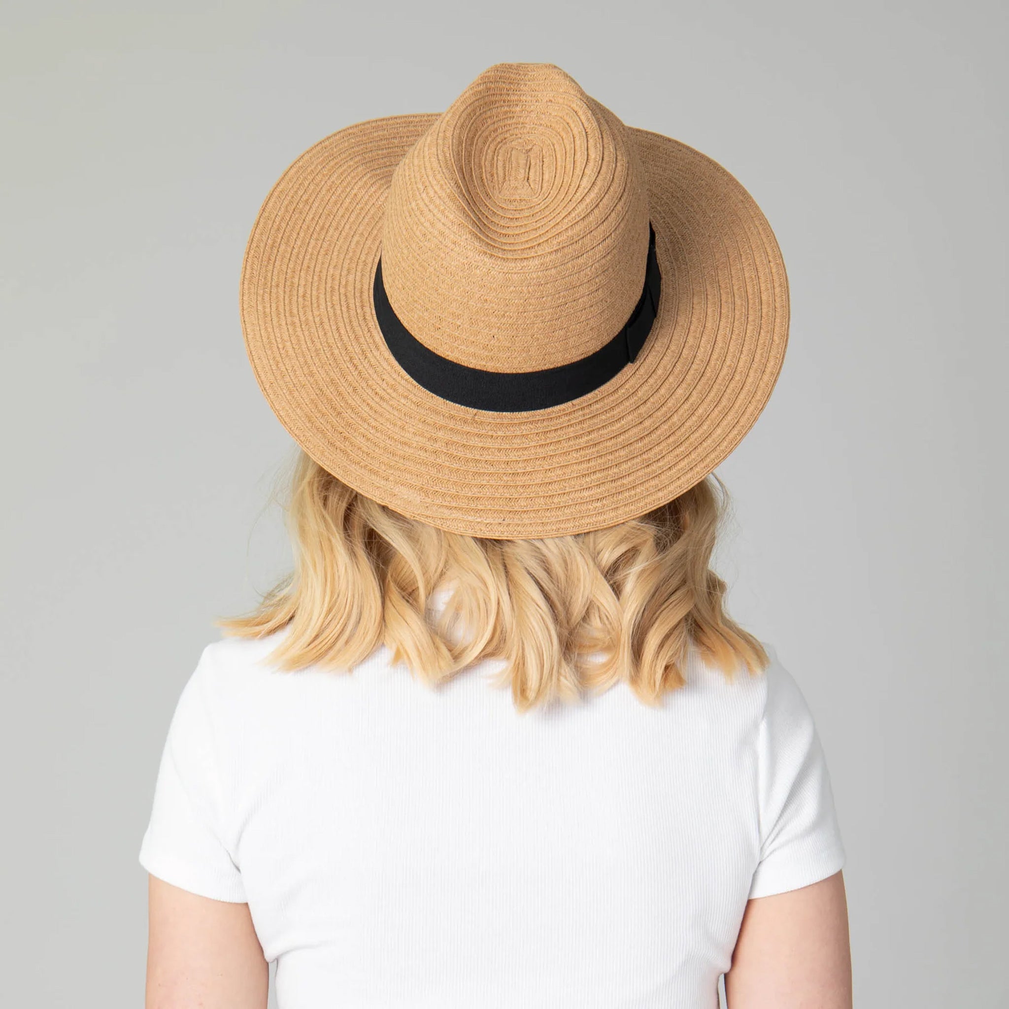 Paperbraid Fedora w/ Bow