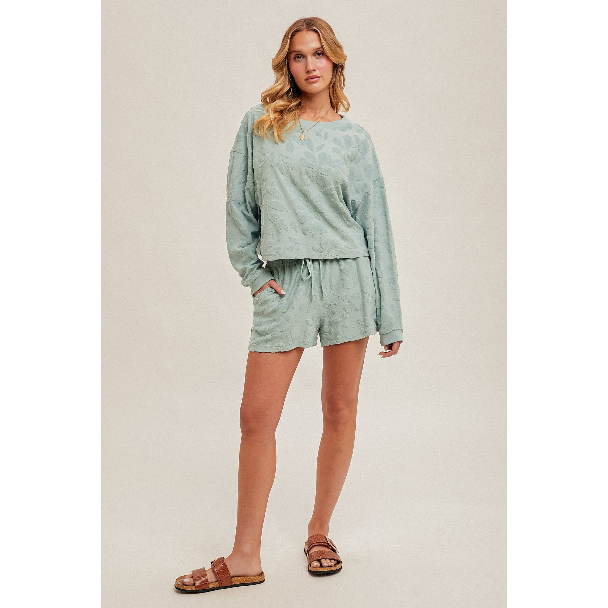 Sweet Treat Terry Crop Pullover