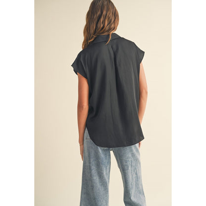 After Hours Button Down Top
