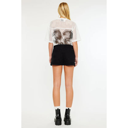 The Hazel Mid Rise Jean Shorts