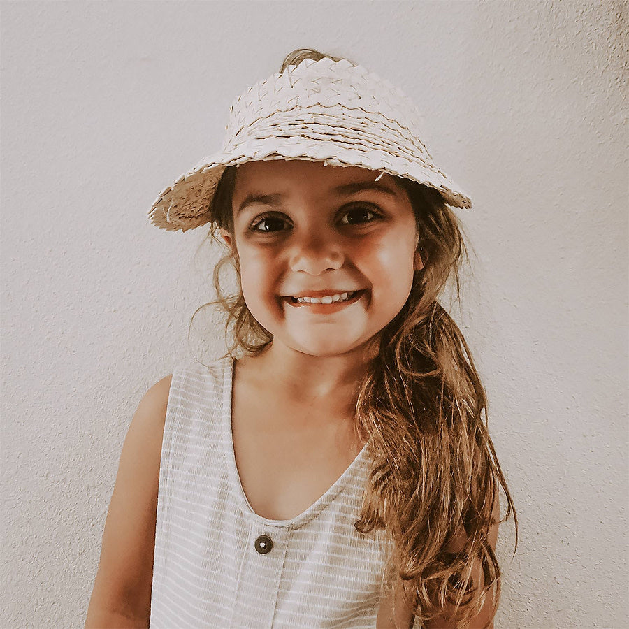 Rattan Kids Sun Visor