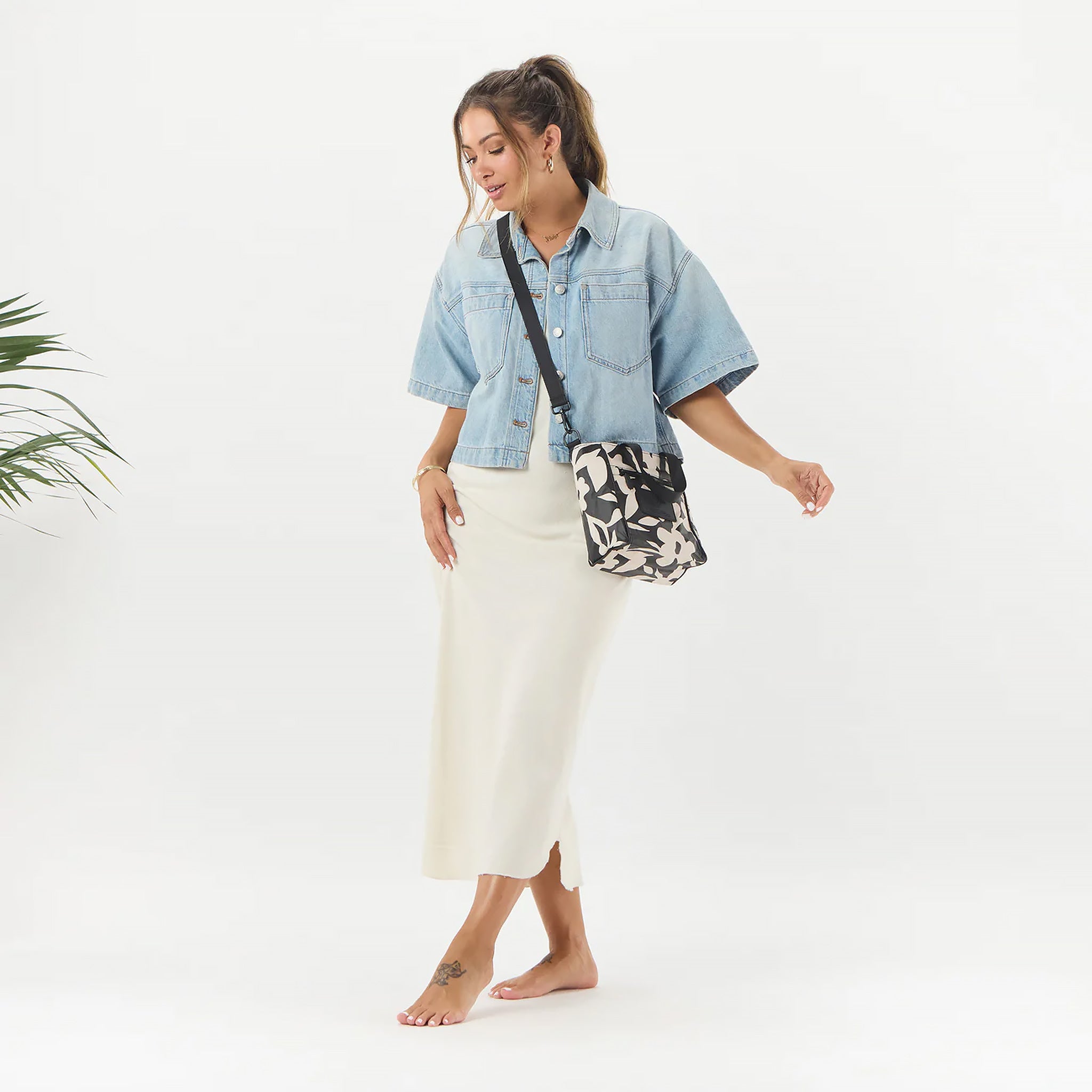 Crossbody - Fall Flowers