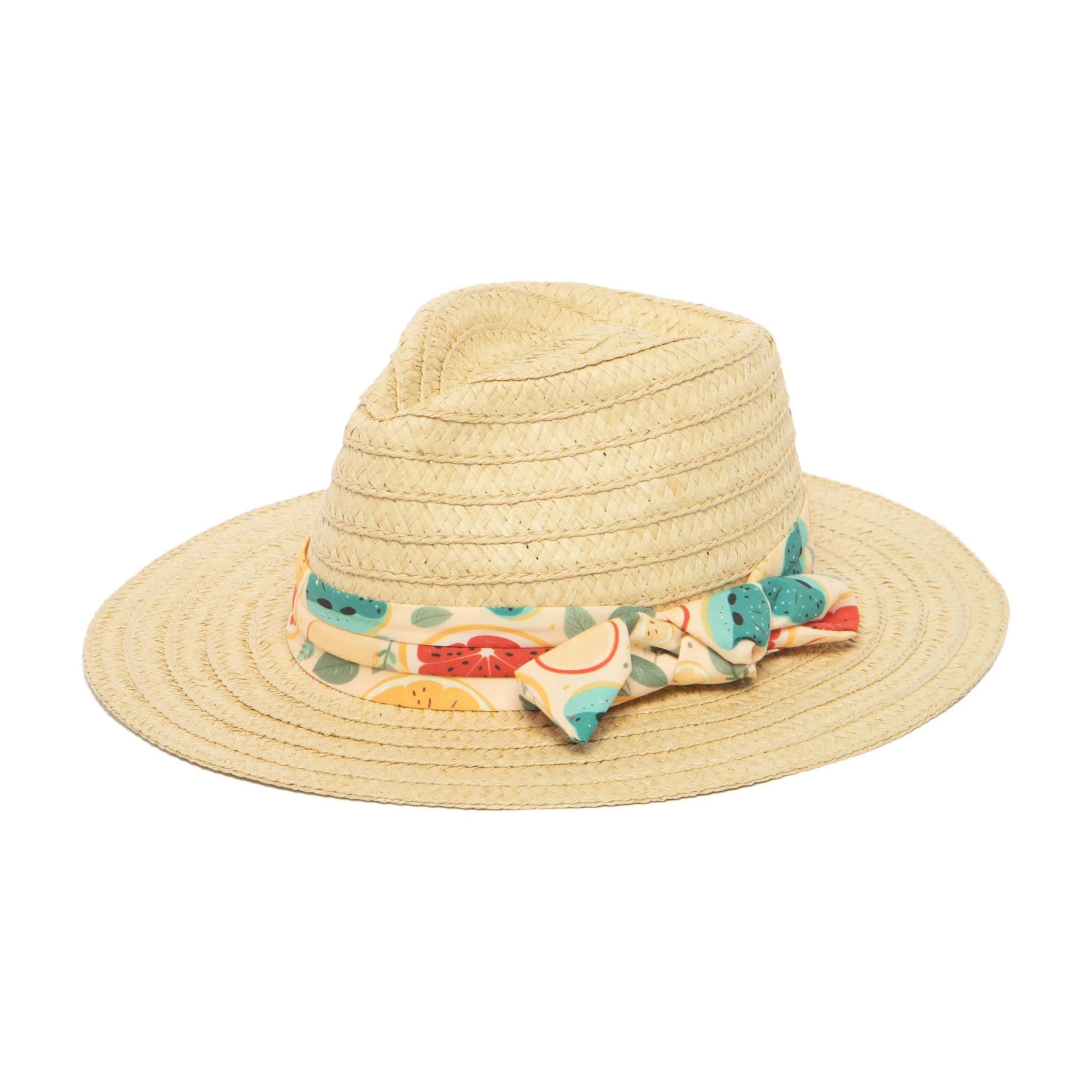 Kid's Fruit Band Pinch Crown Fedora