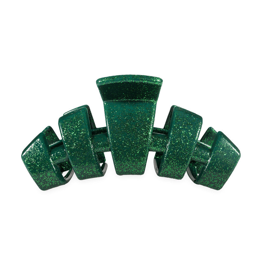 Classic Green Glitter Hair Clip