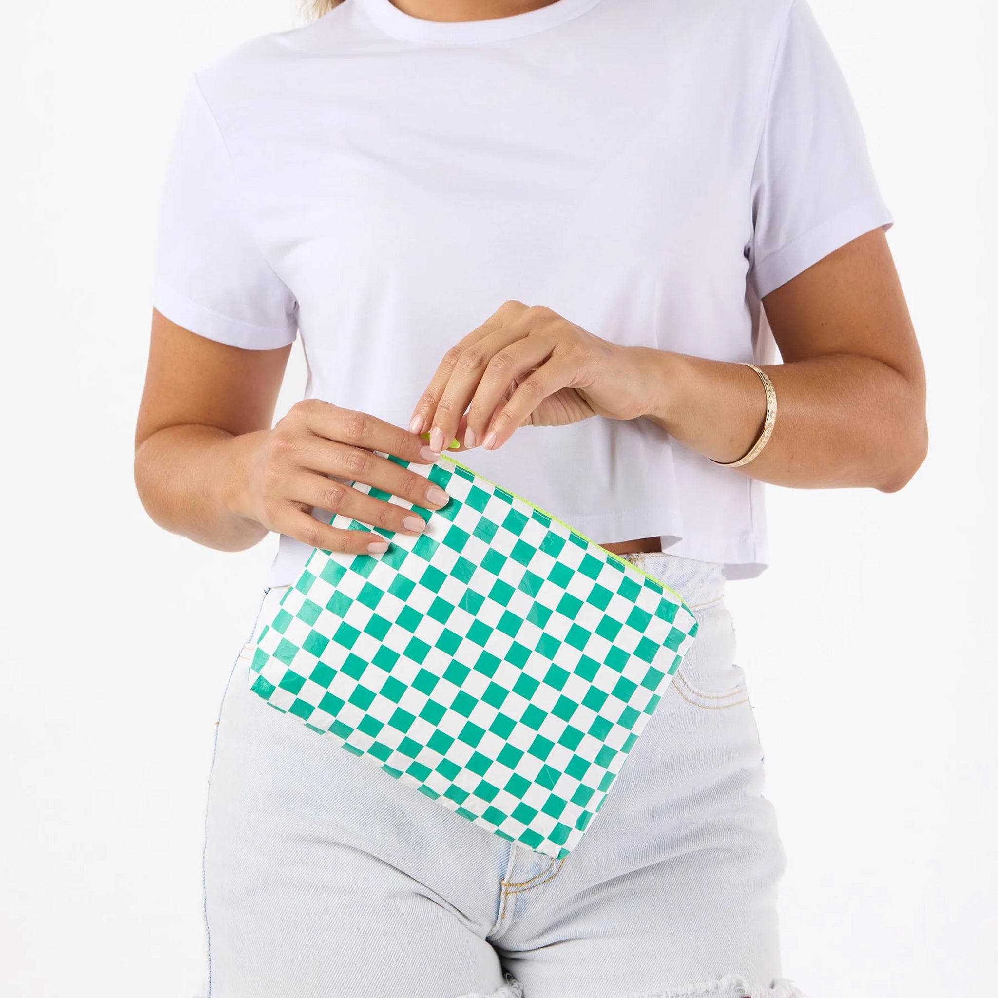 Small Pouch - Petite Check