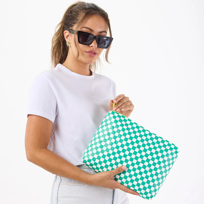 Mid Pouch - Petite Check