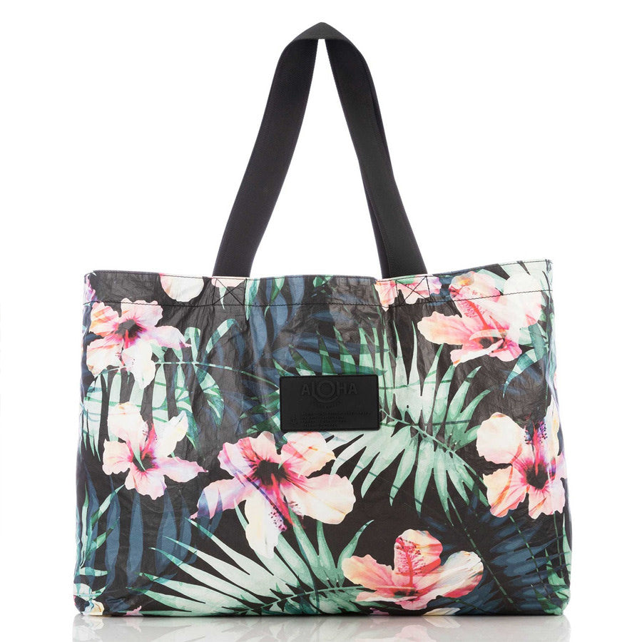 Holo Holo Tote - Hibiscus Palm