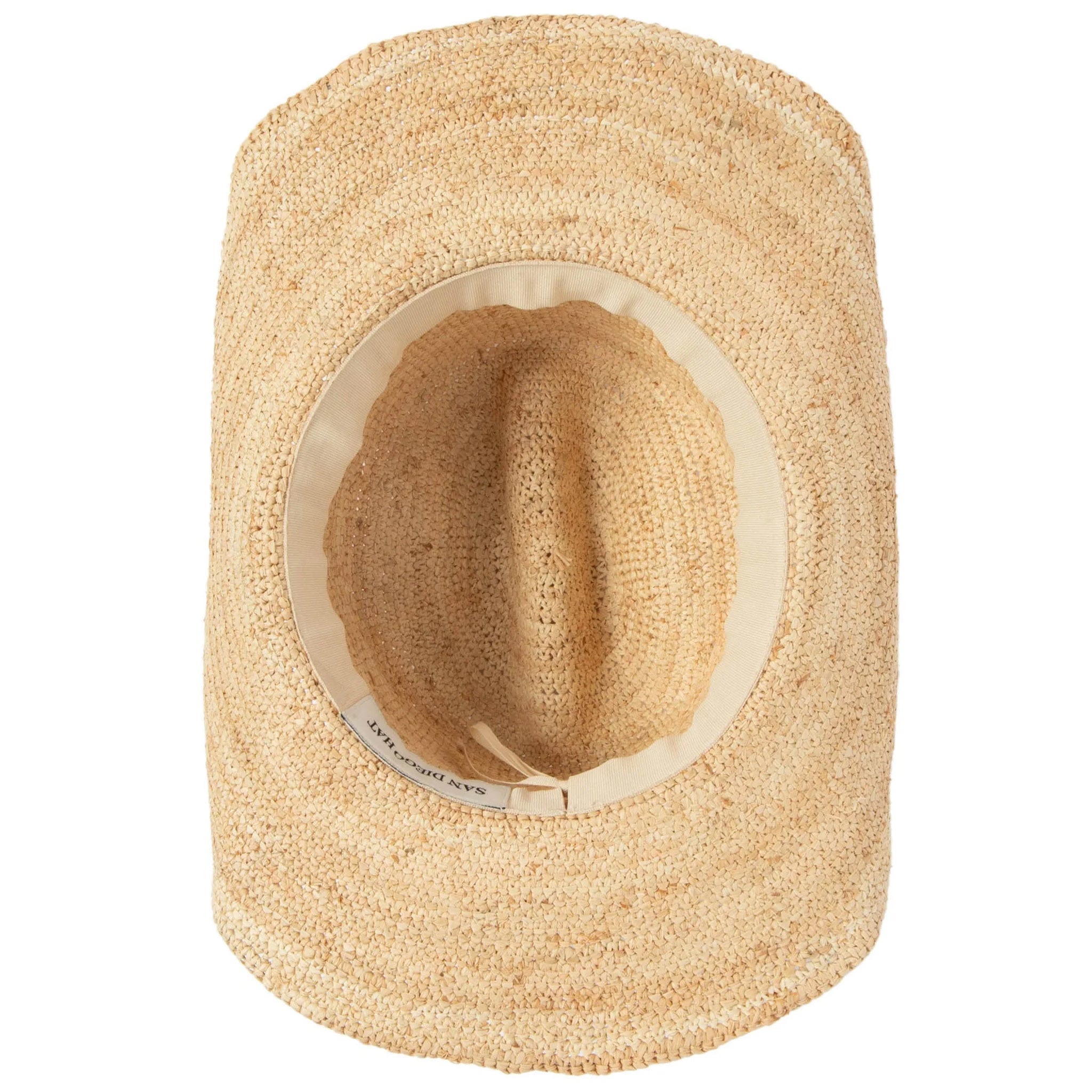 Ines Crochet Raffia Cowboy Hat