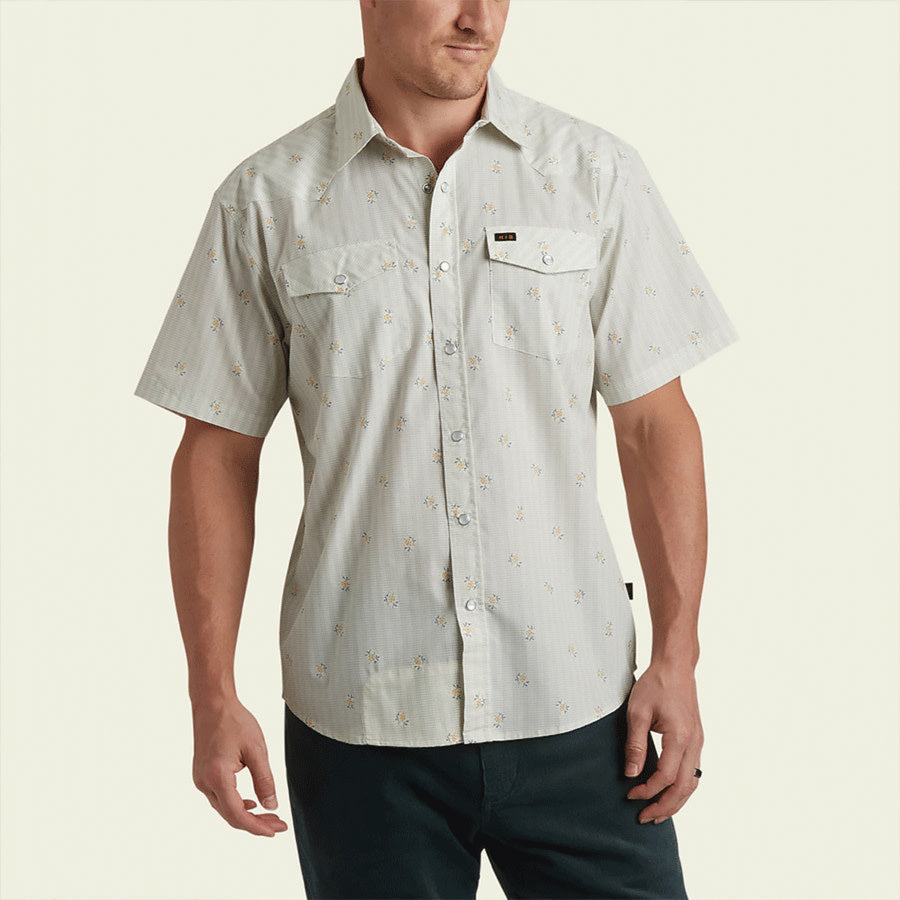 H Bar B Snapshirt - Vintage Grid Floral