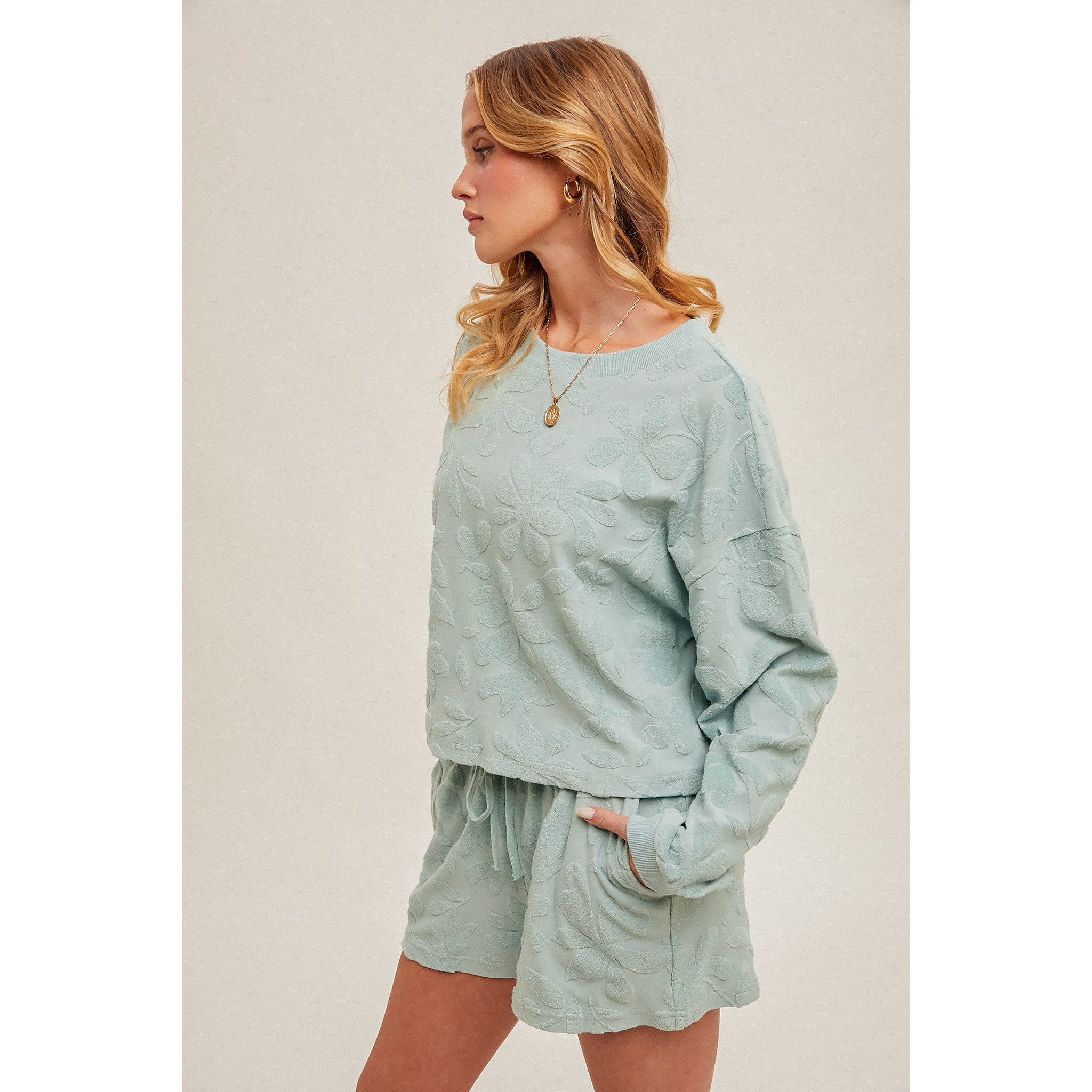 Sweet Treat Terry Crop Pullover