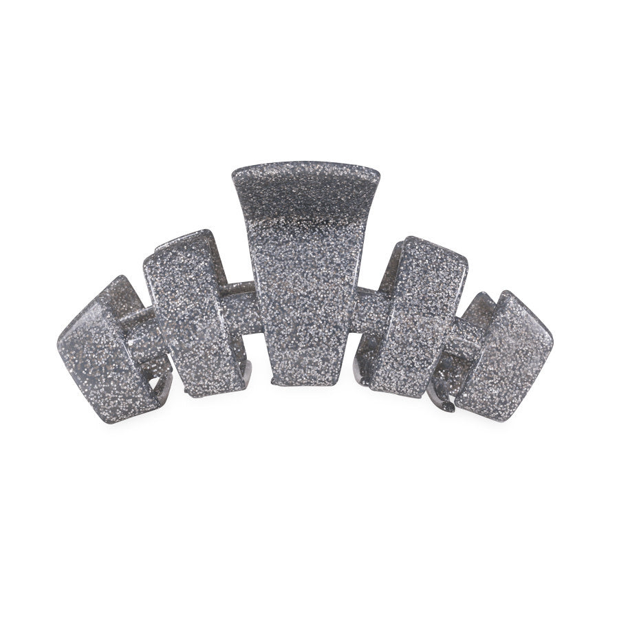 Classic Silver Glitter Hair Clip