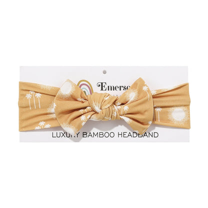 Baby Bamboo Bow Headband