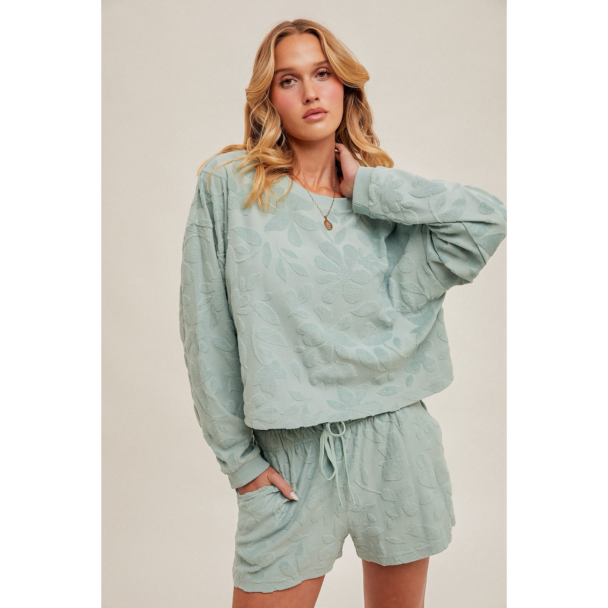 Sweet Treat Terry Crop Pullover