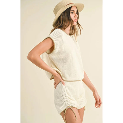 Solaris Contrasted Knit Top