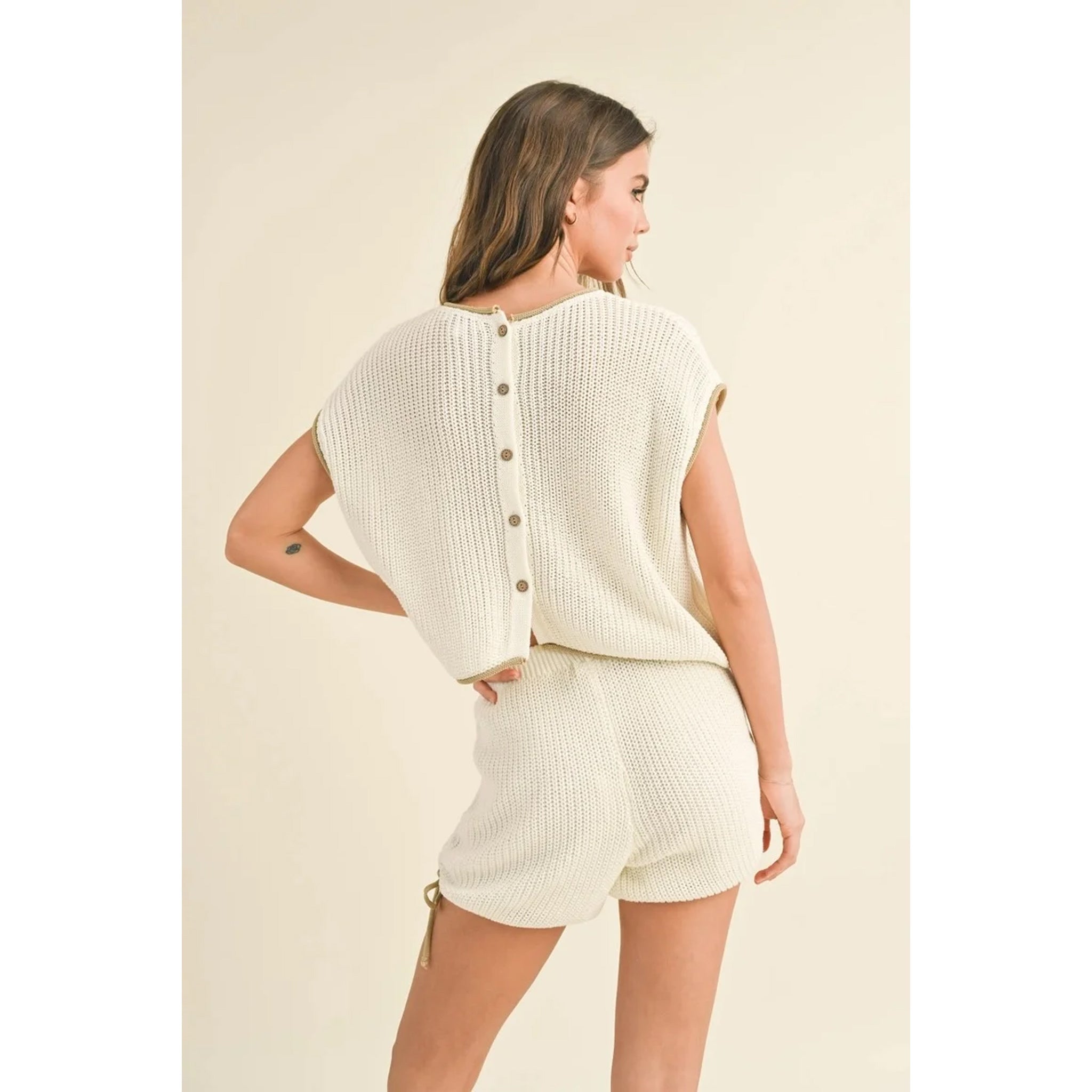 Solaris Contrasted Knit Top
