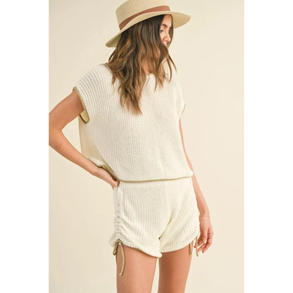 Solaris Contrasted Knit Top